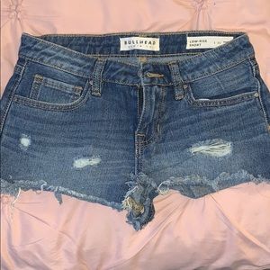 Low Rise Demin Shorts